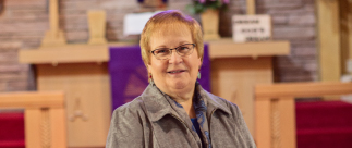 portrait of Rev. Barbara Lohrbach named 2018 Distinguished Alumni Award Winner